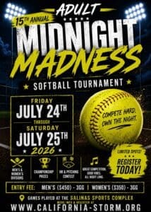 Midnight Madness flyer 2026